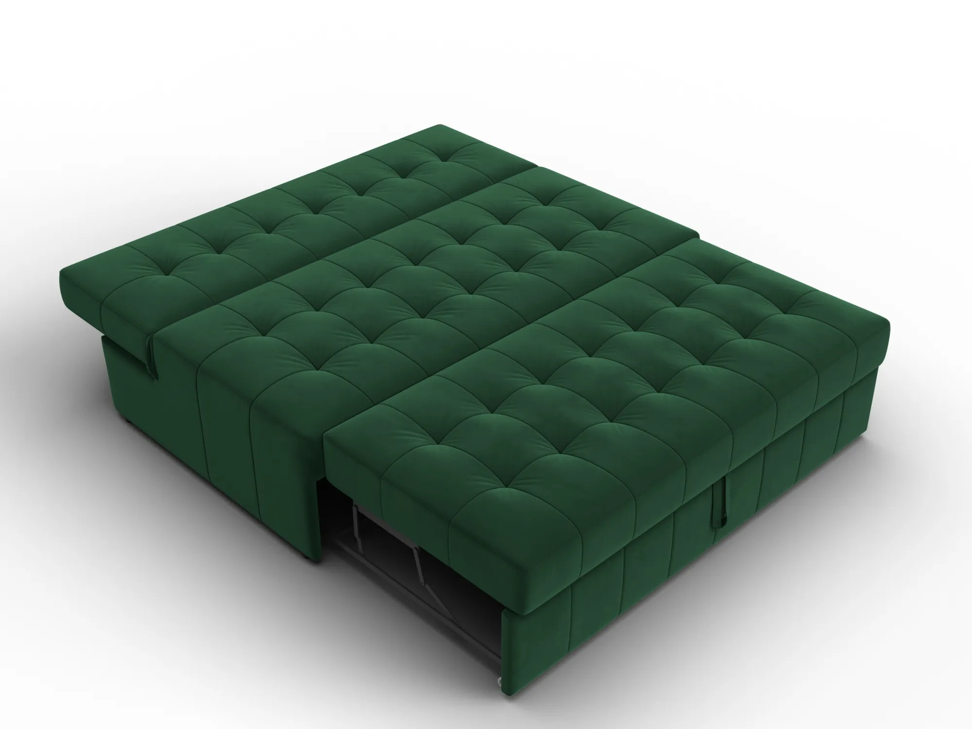 Диван прямой Лига-107 (140) ( SEVEN 626 зеленый )