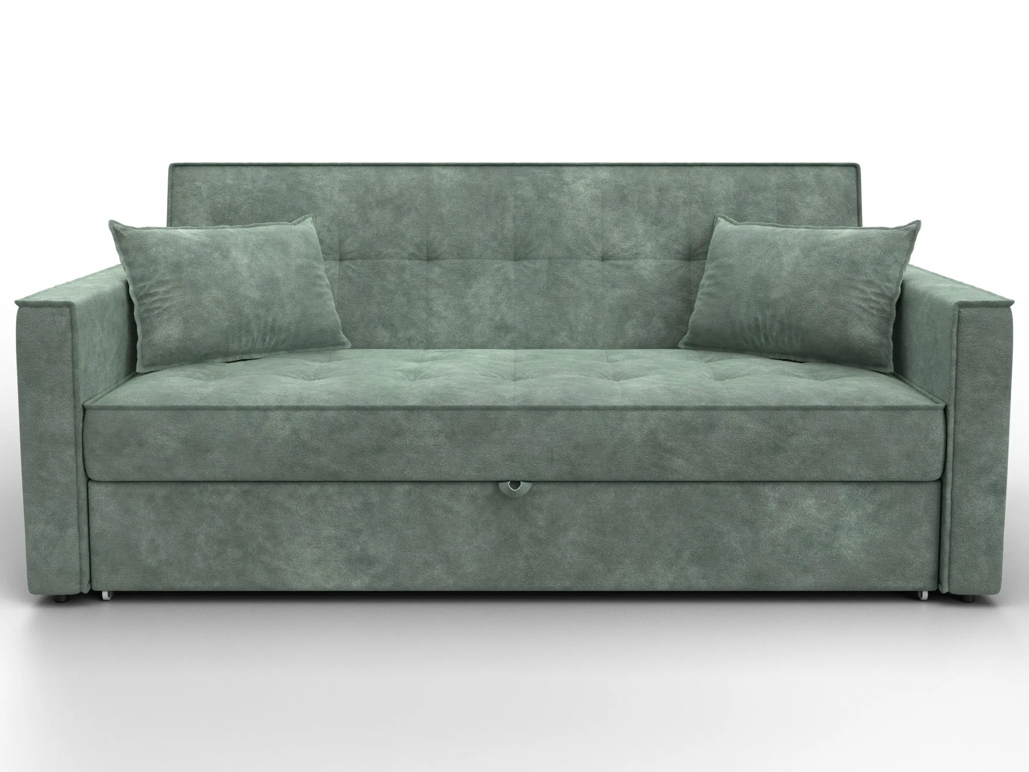 Диван прямой Лига-104 (160) ( BRUT 08 зеленый )