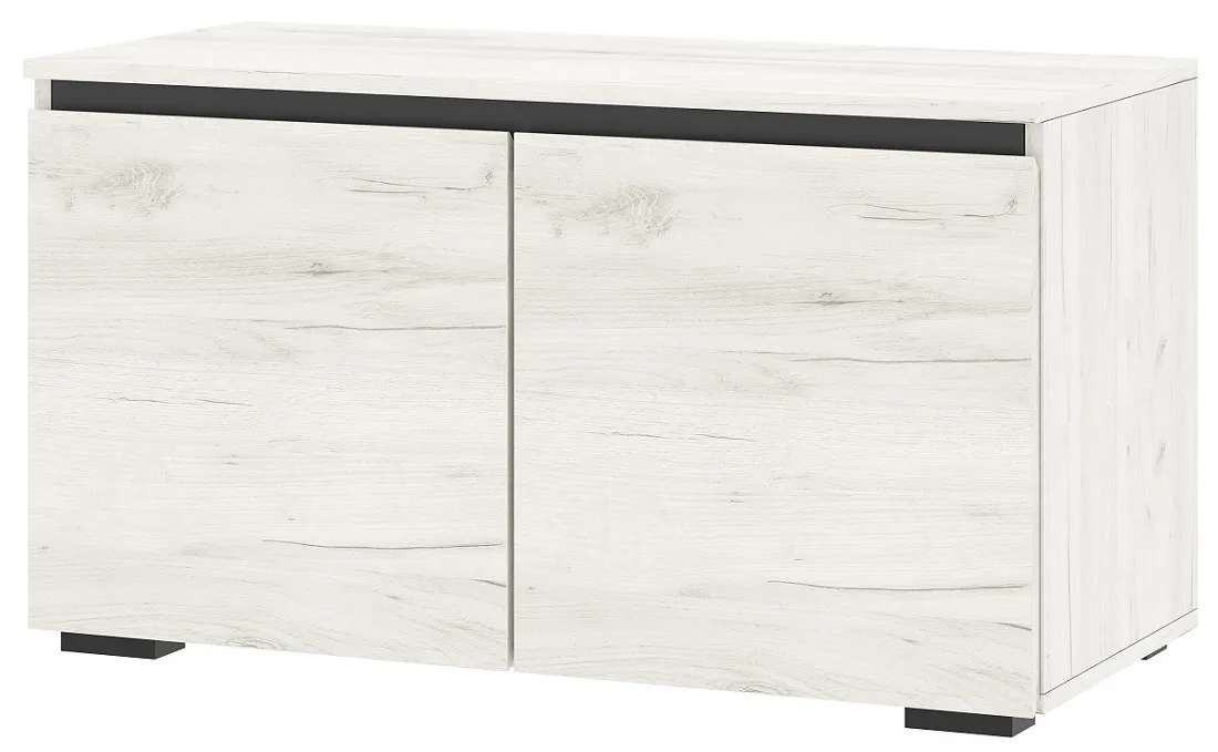 Тумба ГРЕТТА 900  Дуб Крафт белый