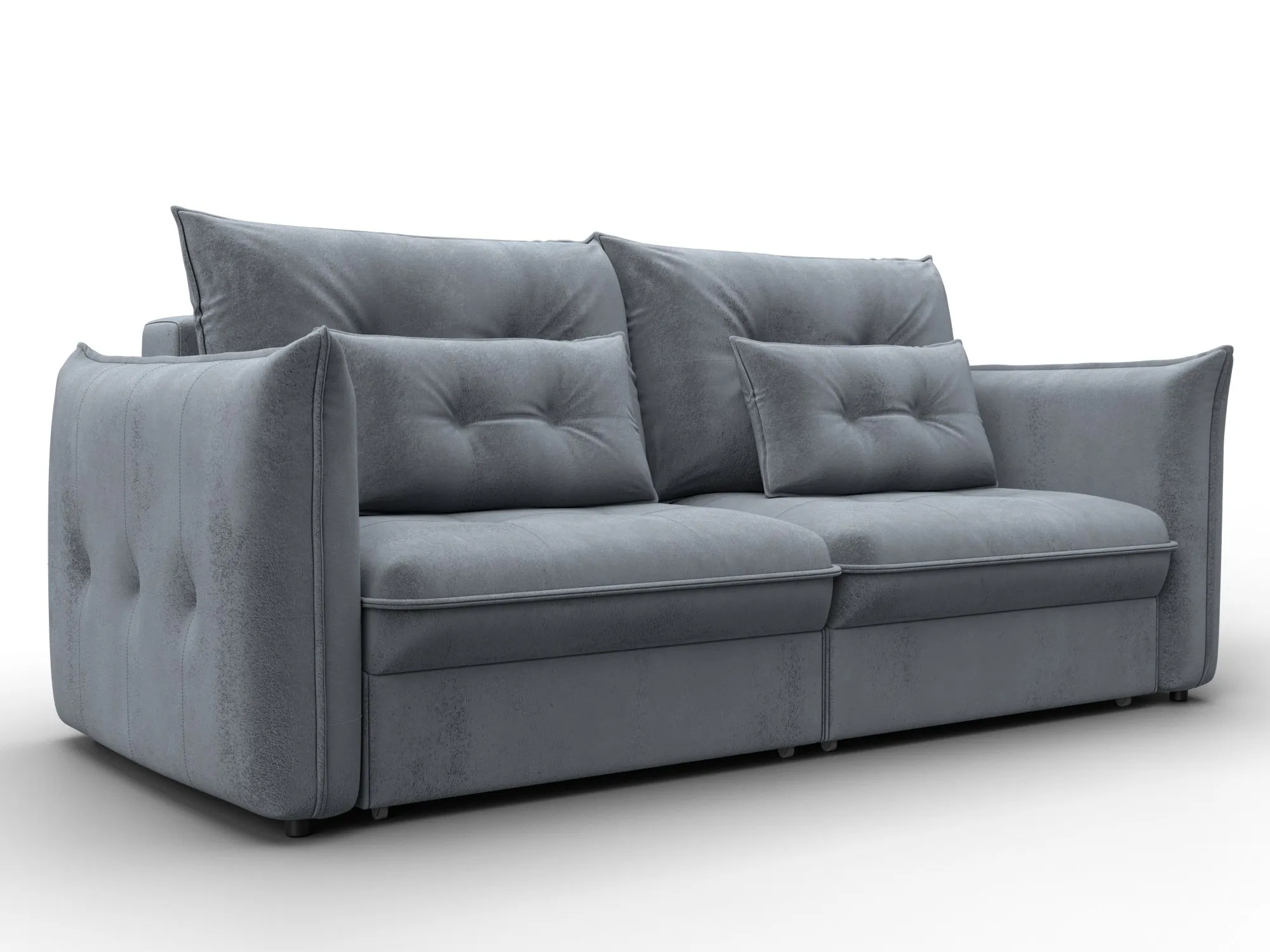 Диван прямой Лига-100 НПБ ( TOWER 10 серый )