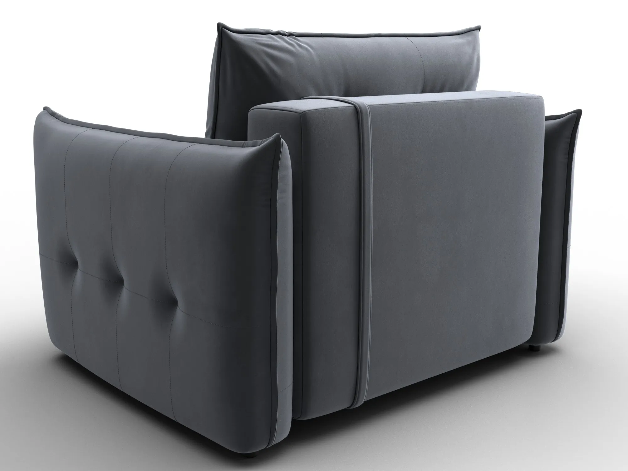 Кресло Лига-100 НПБ ( SEVEN 17 серый )