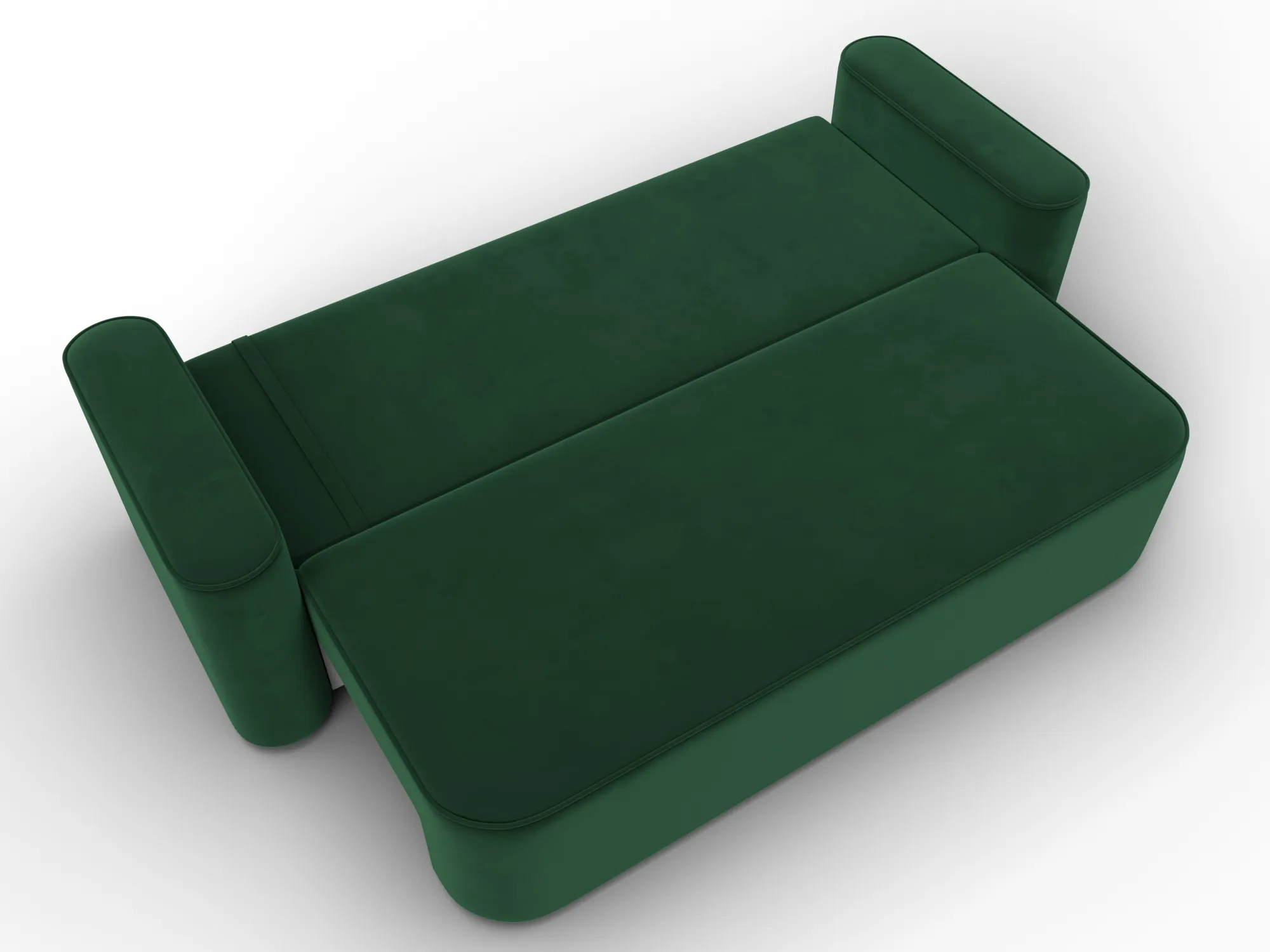 Диван прямой Лига-118 НПБ ( SEVEN 626 зеленый )