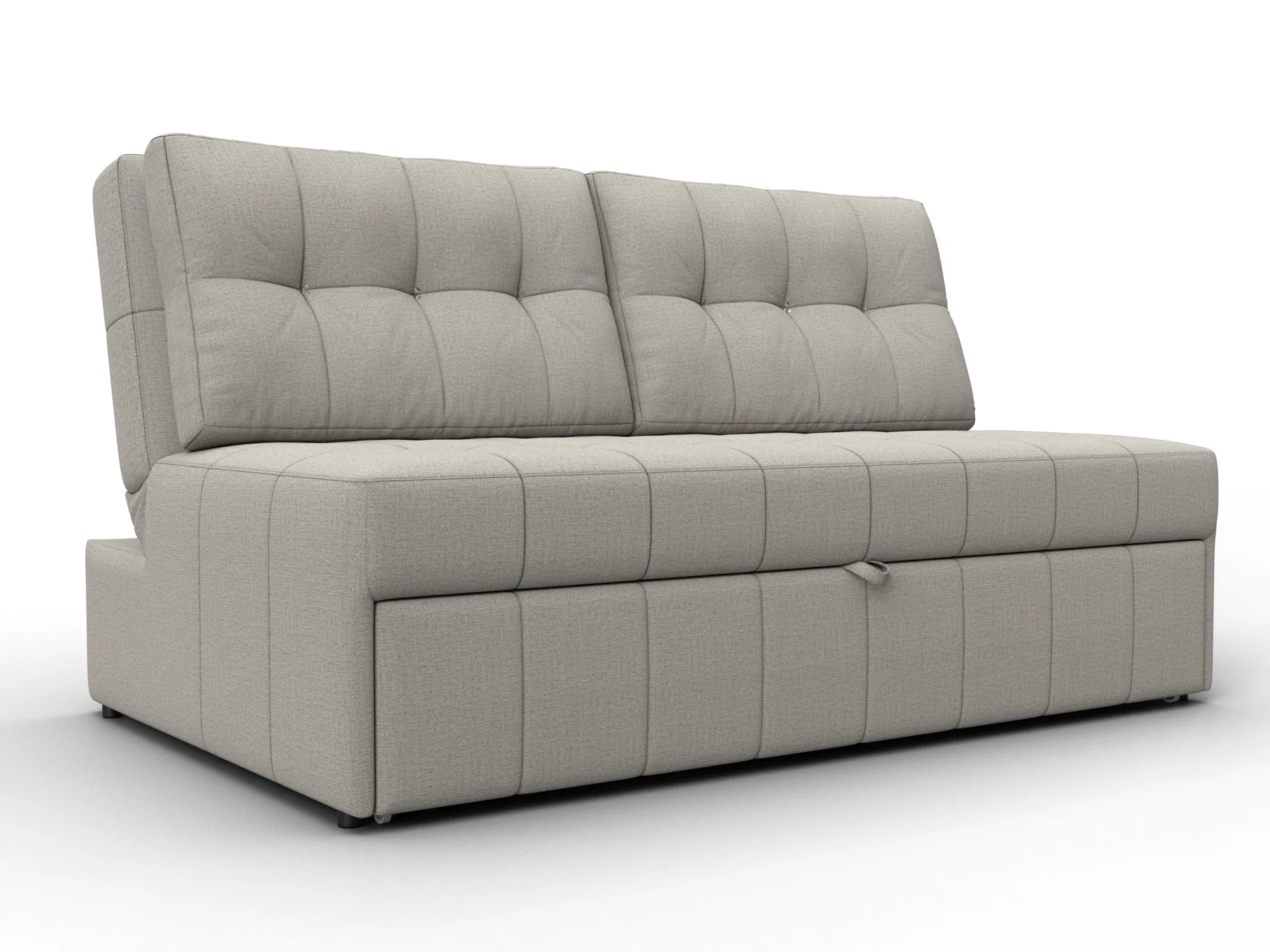 Диван прямой Лига-107 (140) ( Амур 02 бежевый )