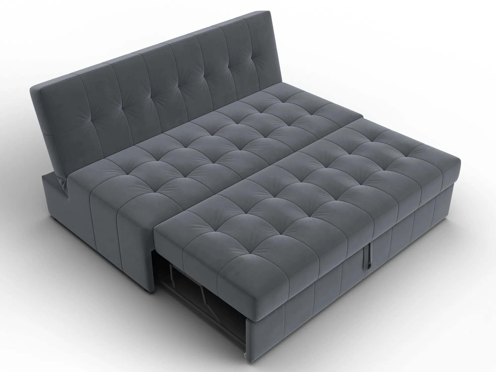 Диван прямой Лига-107 (160) ( SEVEN 17 серый )