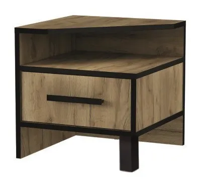 Тумба прикроватная Лофт 12 Дуб Крафт Золотой