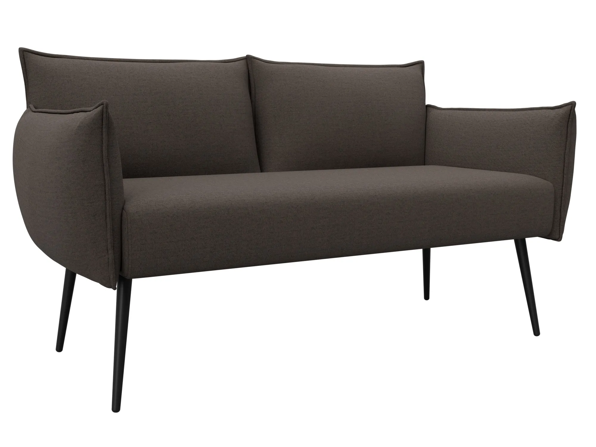 Диван прямой Лига-083 ( Амур 05 коричневый )