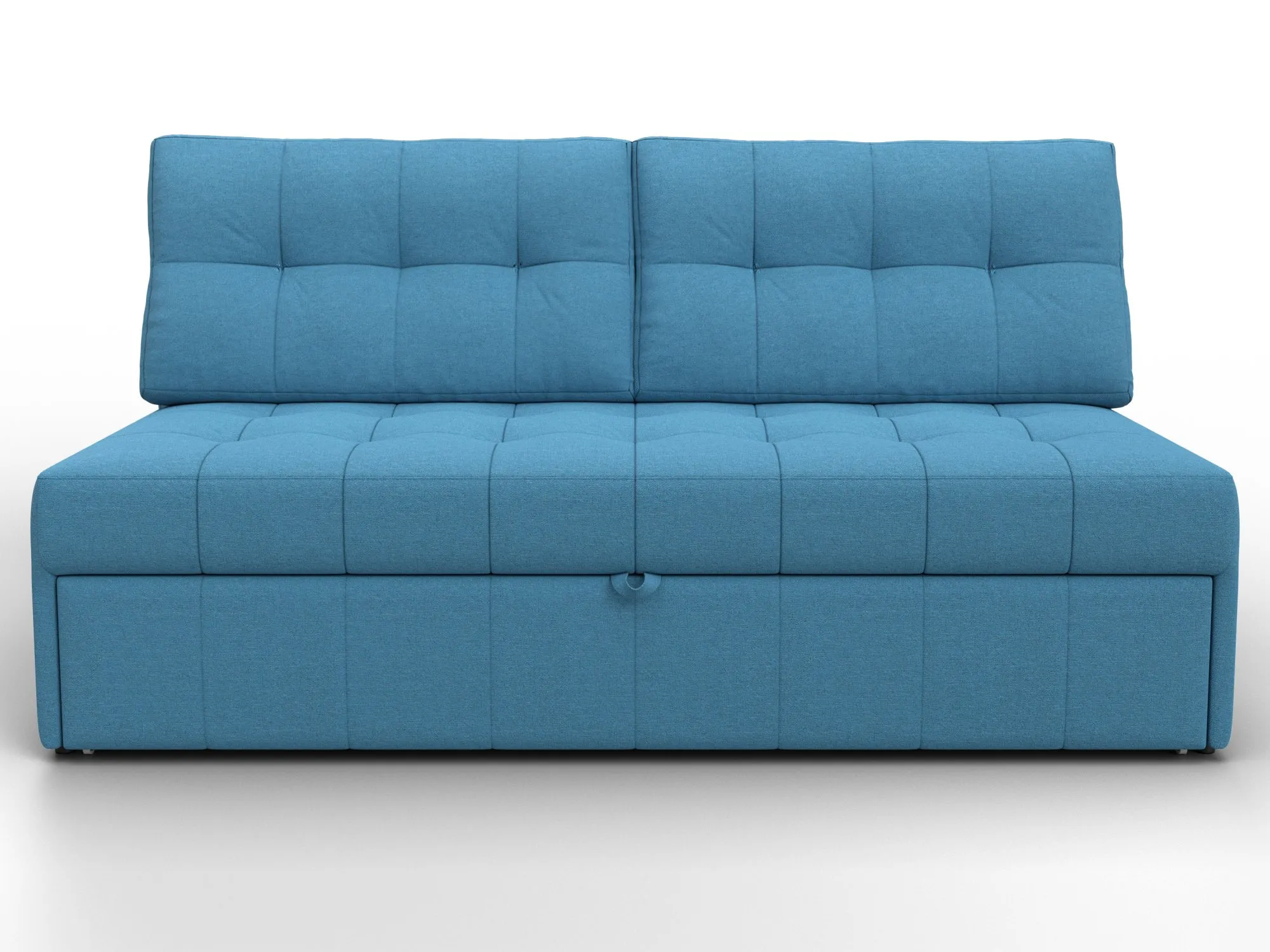 Диван прямой Лига-107 (160) ( Амур 10 голубой )