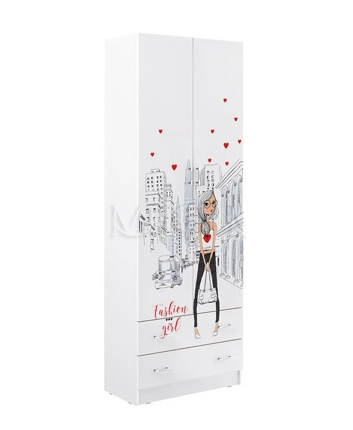 Шкаф Вега New Girl (белый)