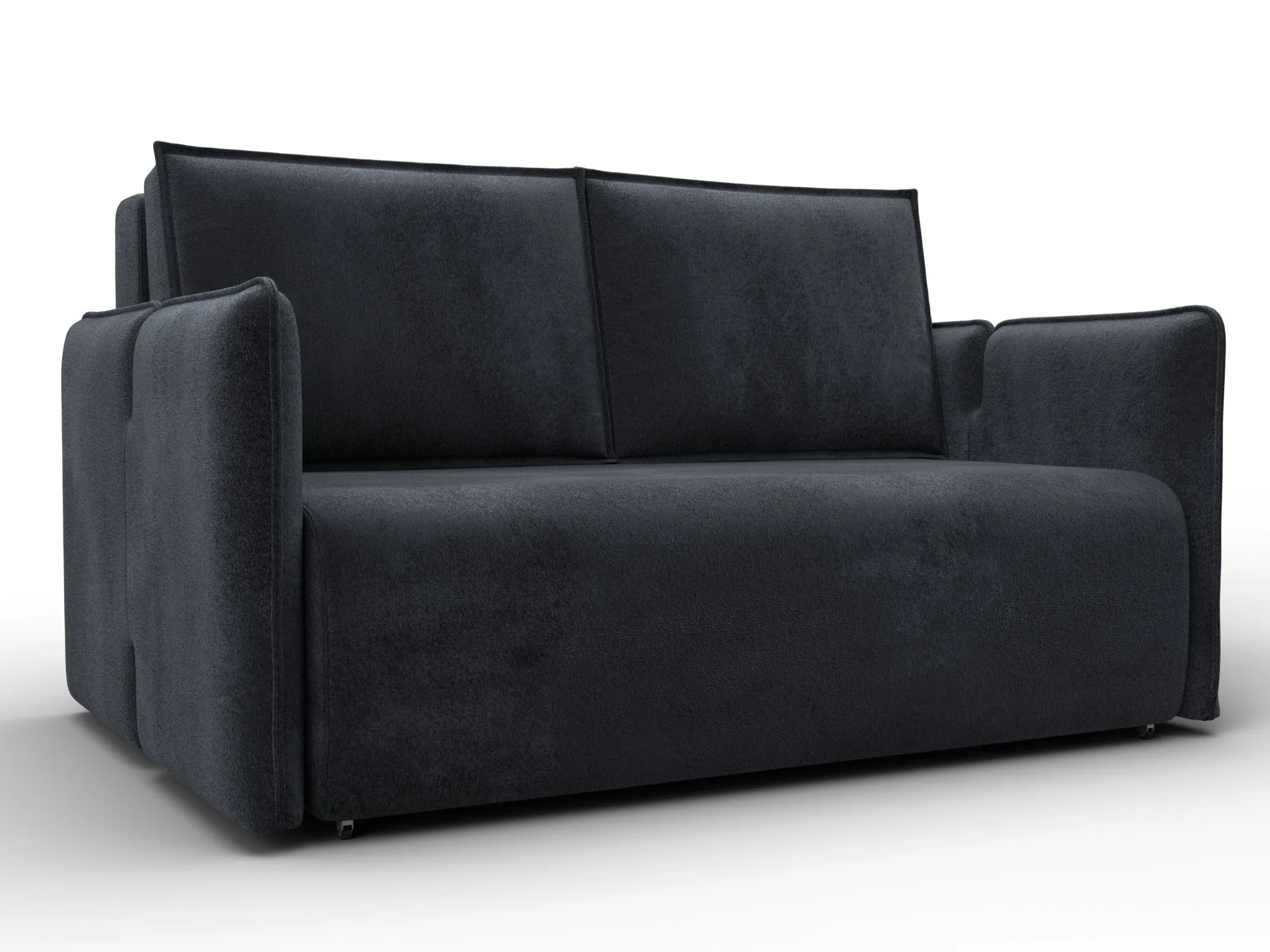 Диван прямой Лига-117 ( TOWER 11 темно-серый )