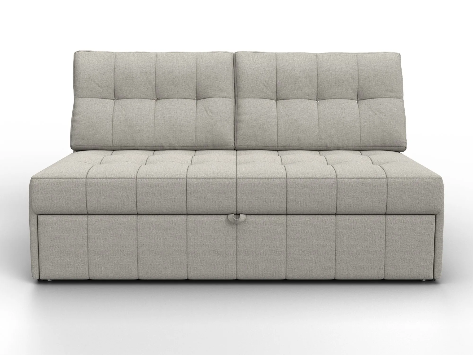 Диван прямой Лига-107 (140) ( Амур 02 бежевый )