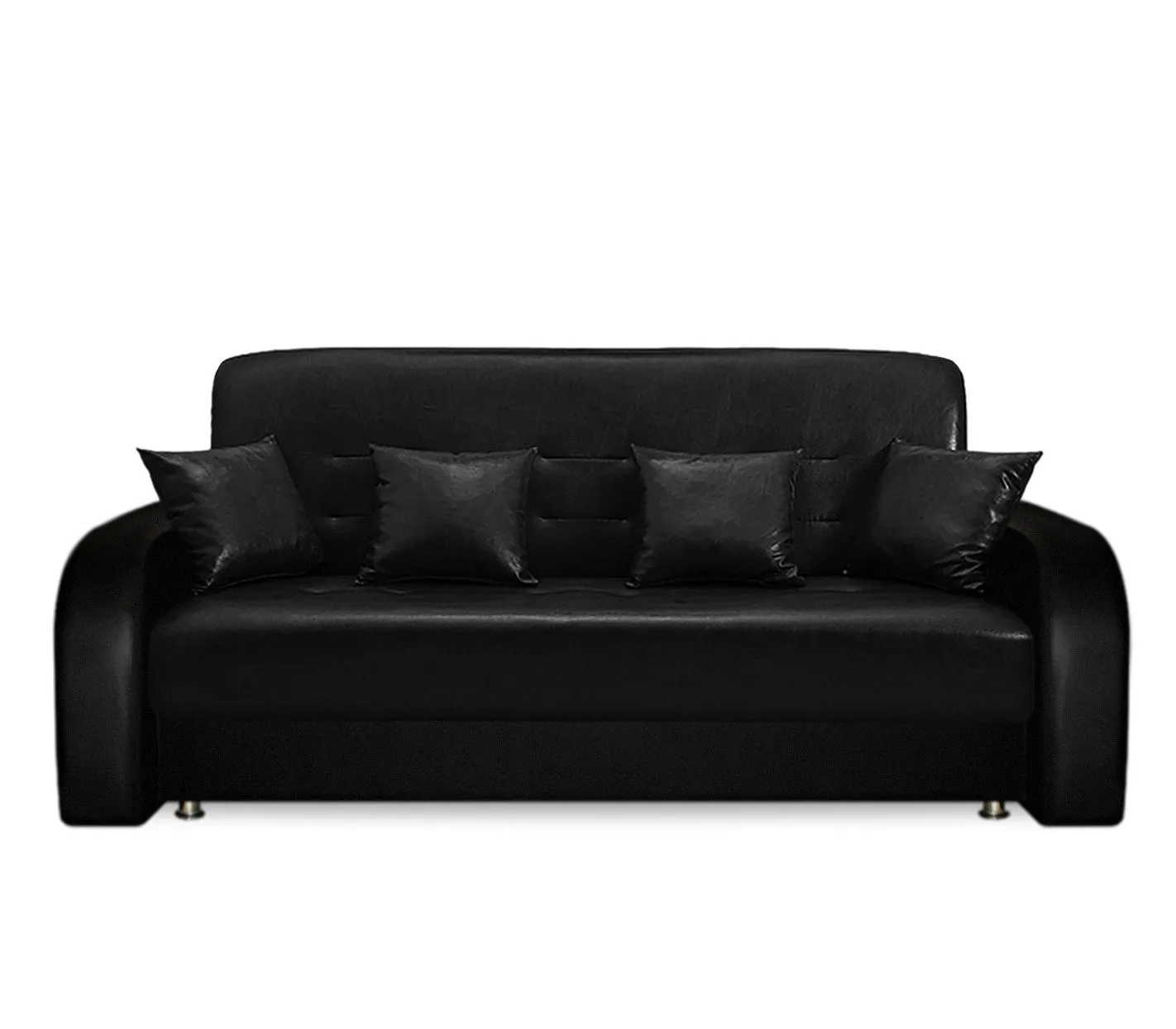 Диван книжка Престиж 120 (кожзам черный)