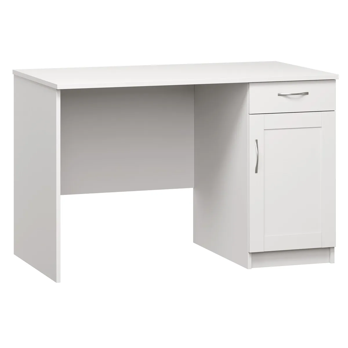 Стол письменный Кастор 116*65 с тумбой (белый)