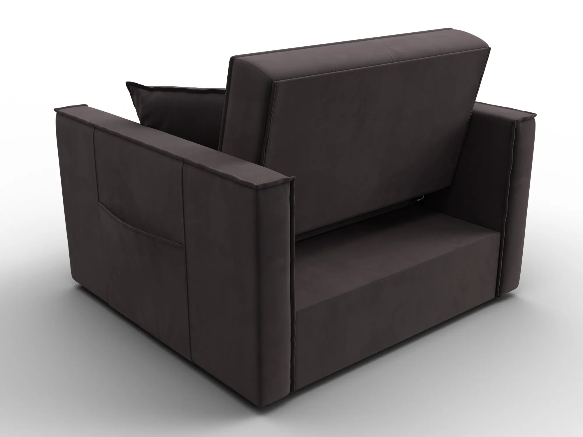 Кресло-кровать Лига-104 (80) ( SEVEN 727 коричневый )