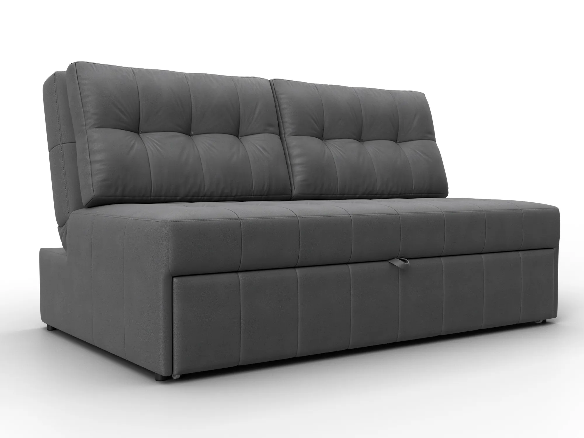 Диван прямой Лига-107 (140) ( JOLY 13 серый )