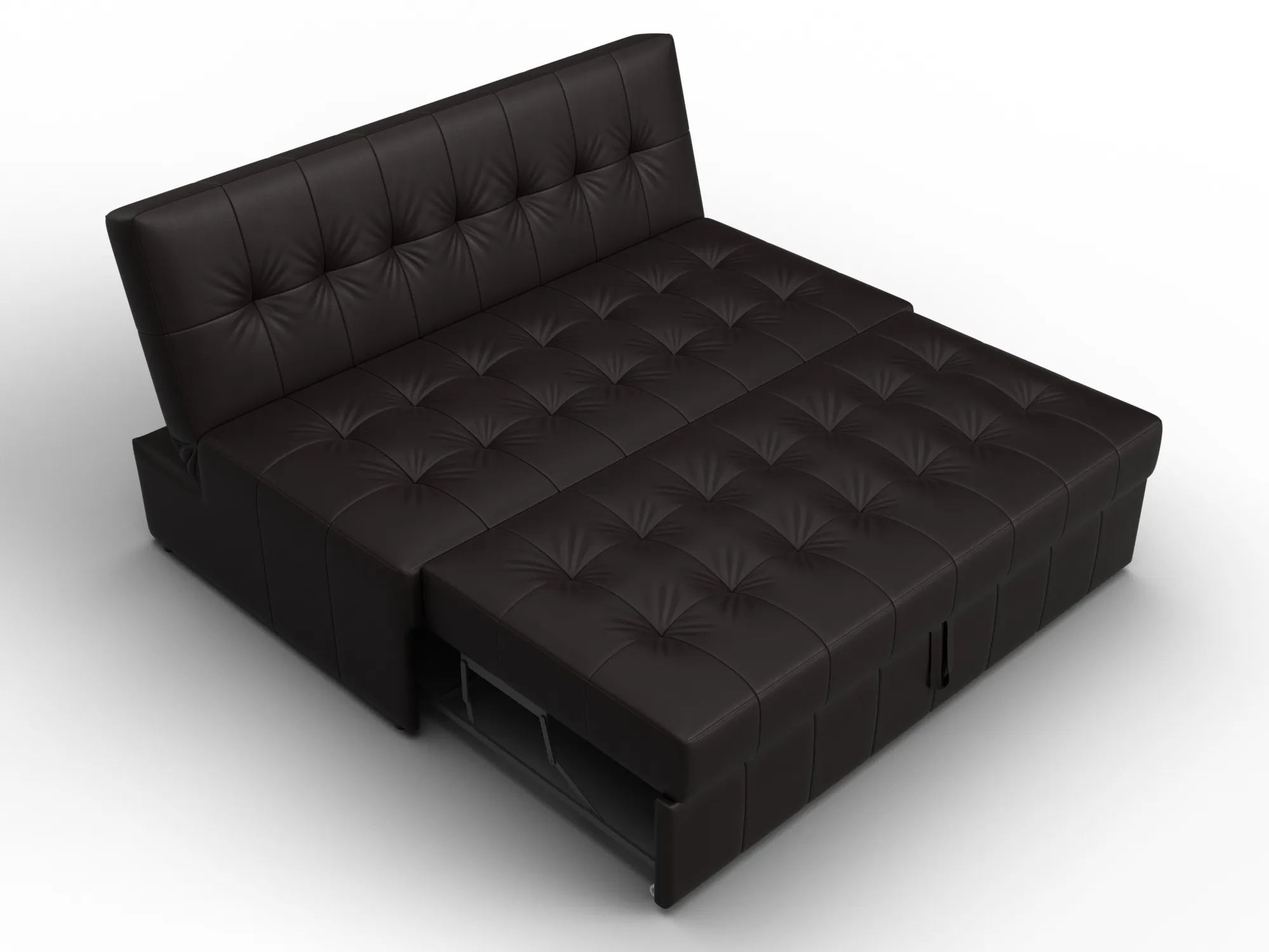 Диван прямой Лига-107 (140) ( GRIFON 12 коричневый )