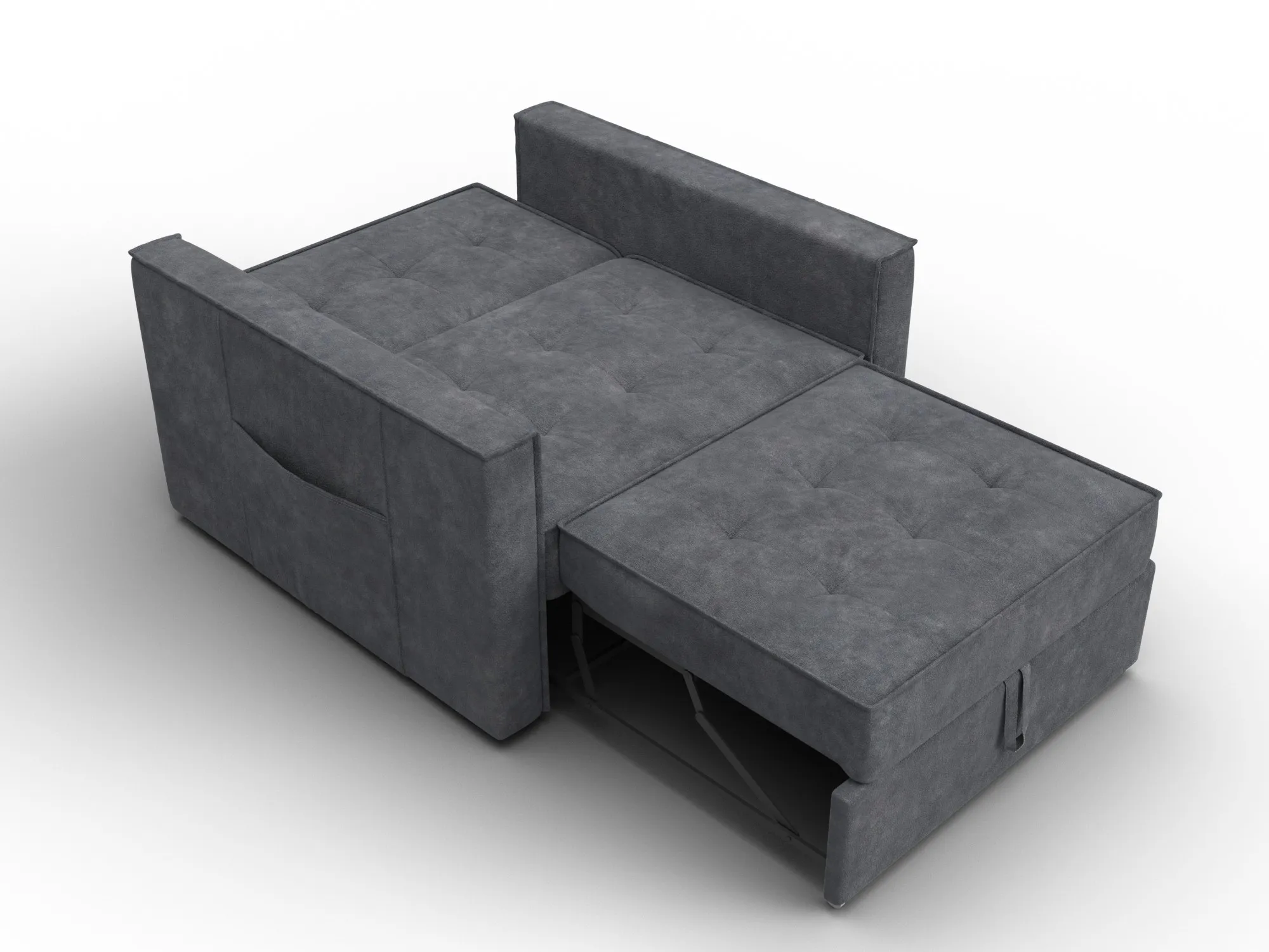 Кресло-кровать Лига-104 (80) ( BRUT 16 темно-серый )