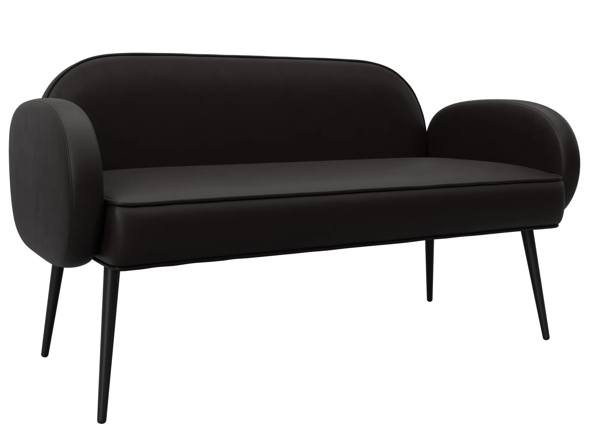 Диван прямой Лига-086 ( GRIFON 12 коричневый )