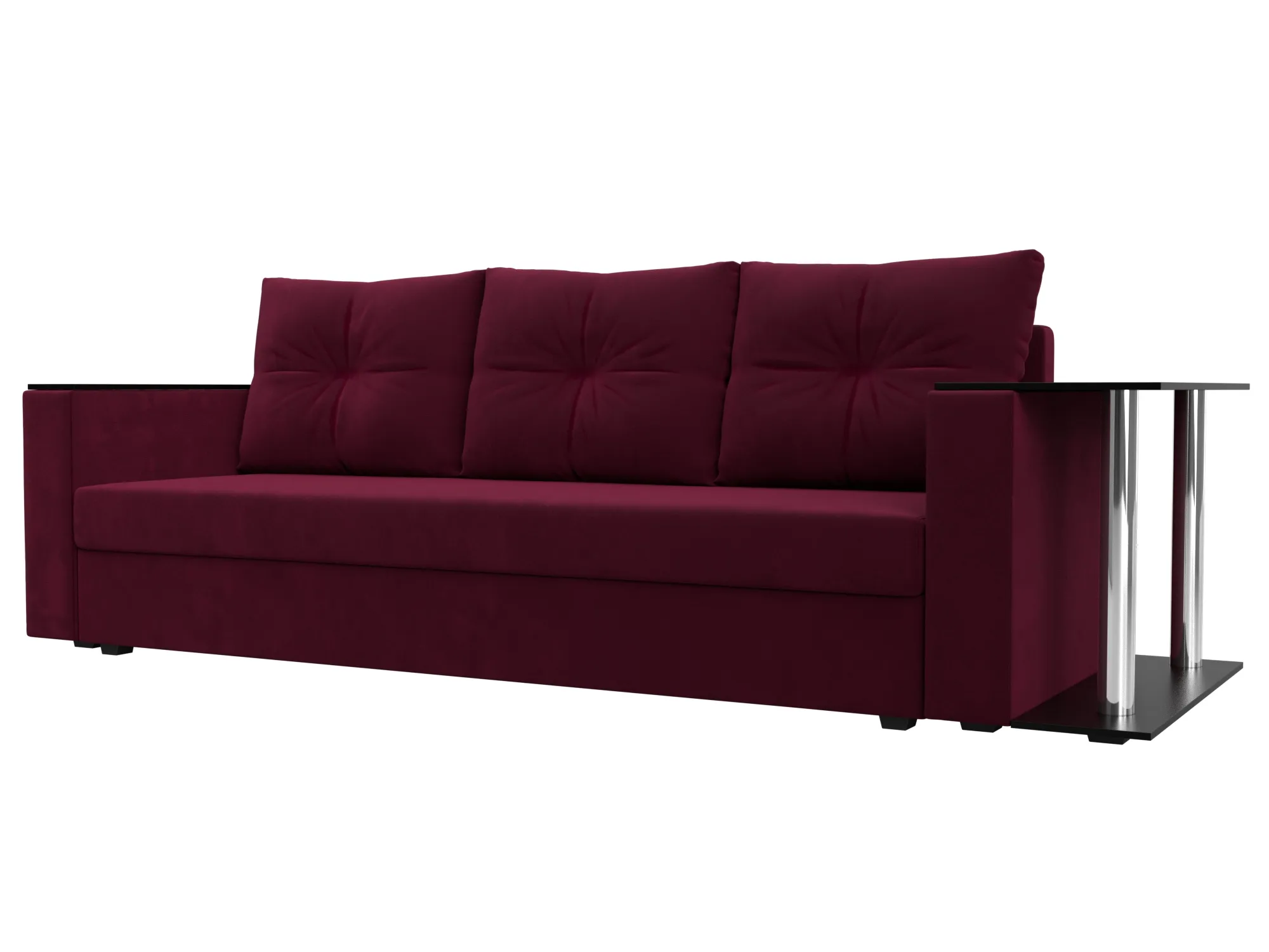 Диван прямой Атланта со столом справа