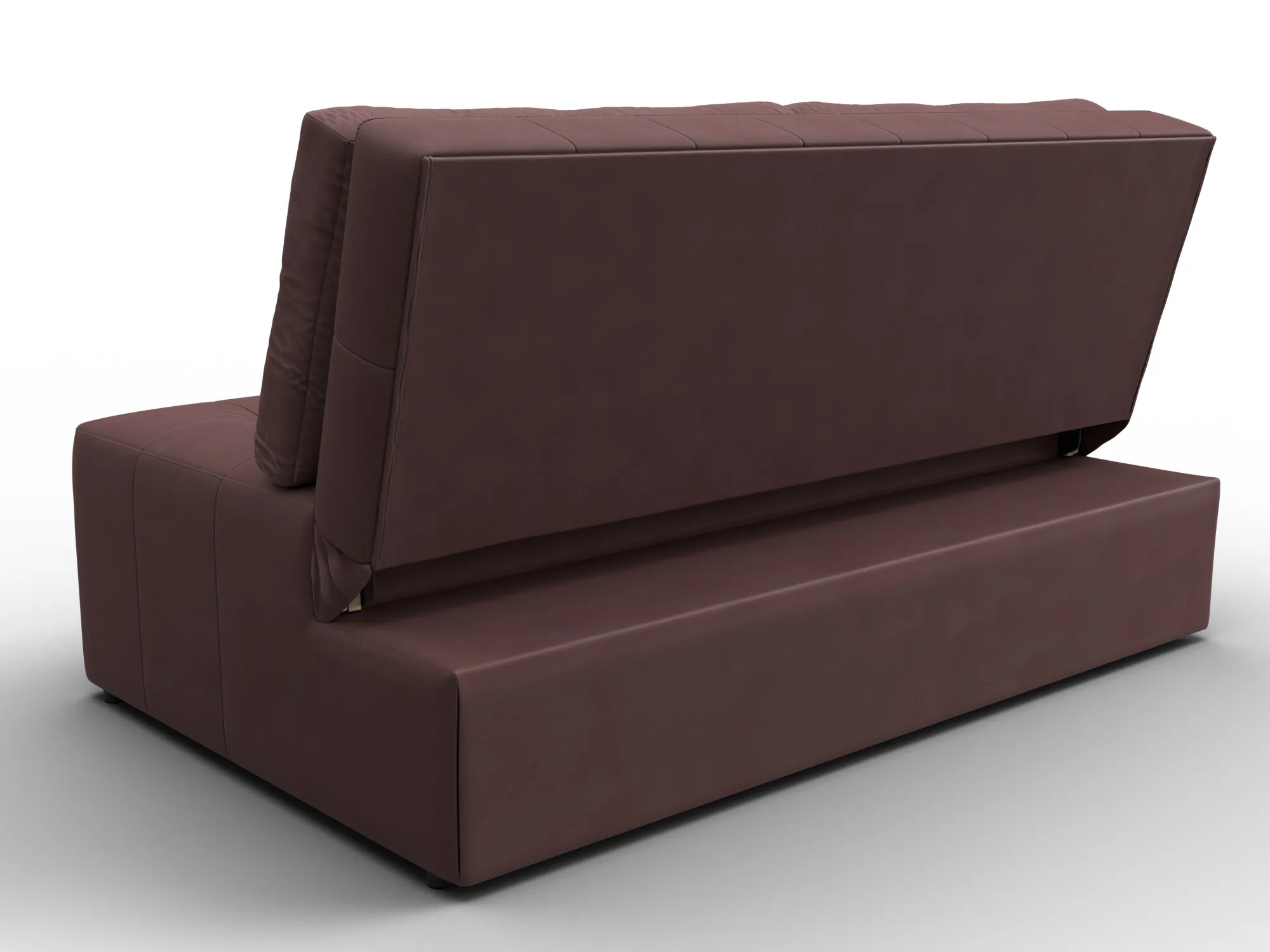 Диван прямой Лига-107 (140) ( JOLY 09 бордовый )