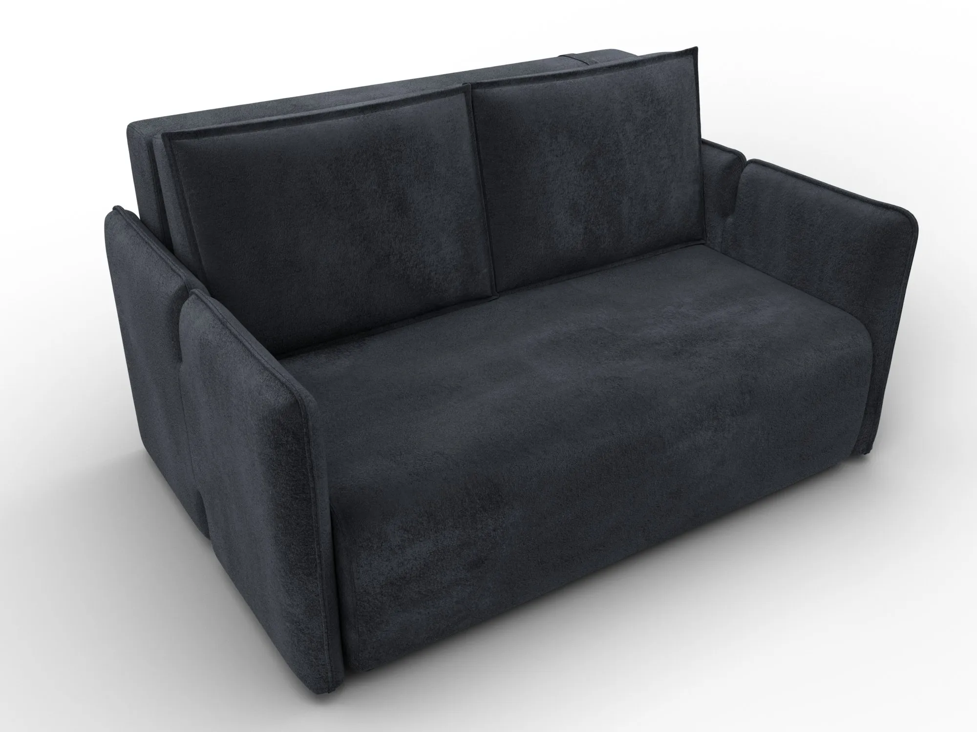 Диван прямой Лига-117 ( TOWER 11 темно-серый )