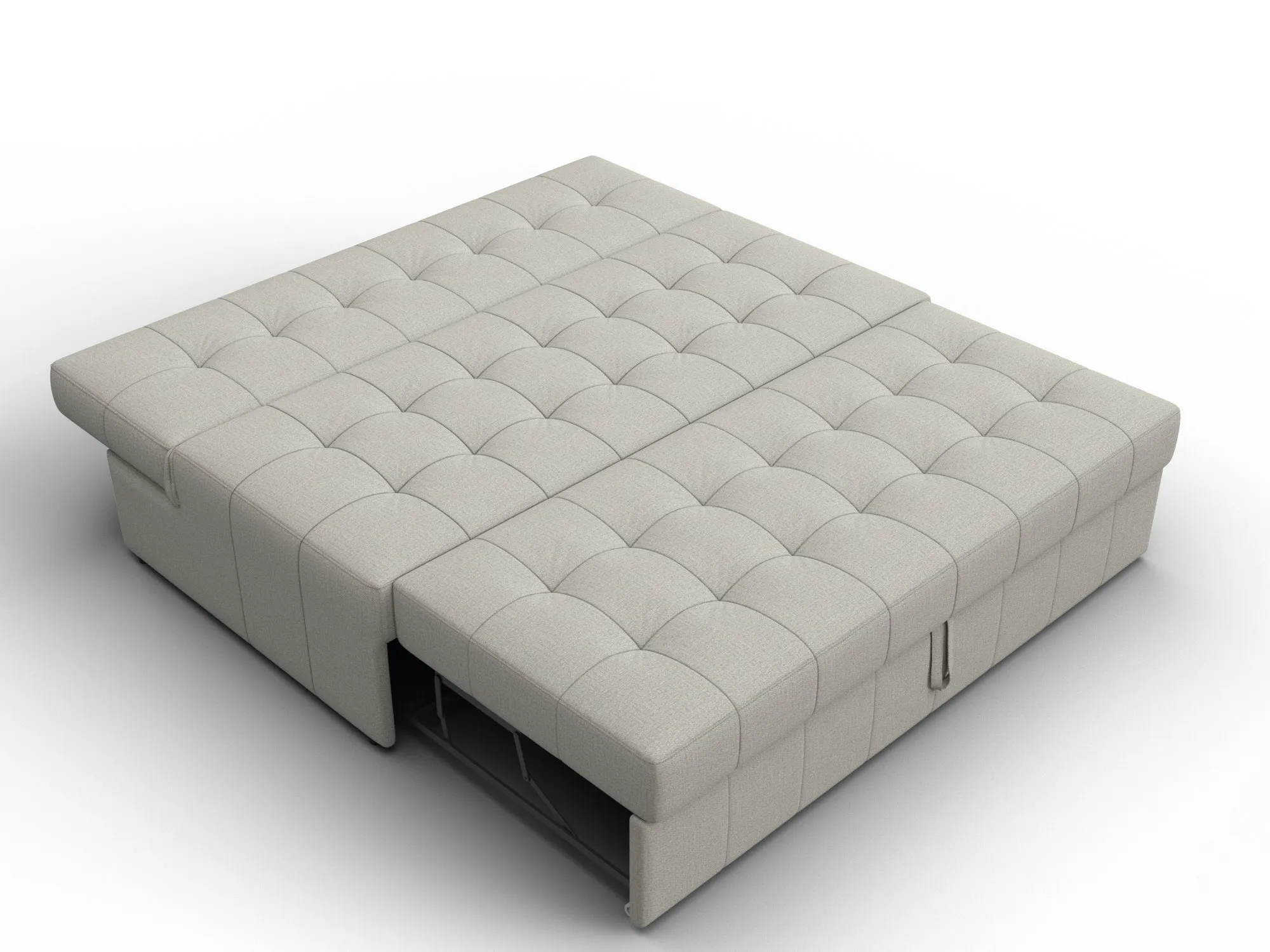 Диван прямой Лига-107 (160) ( Амур 02 бежевый )