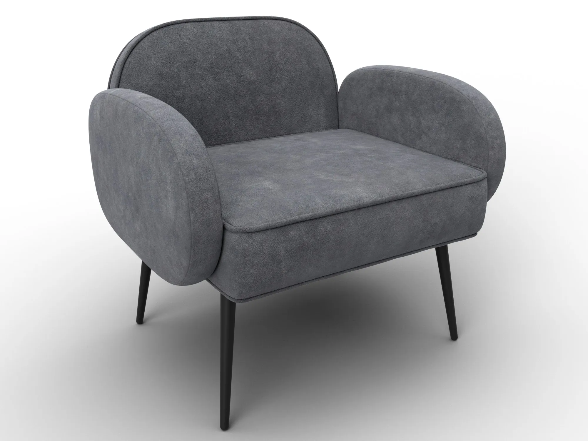 Кресло Лига-086 ( BRUT 16 темно-серый )