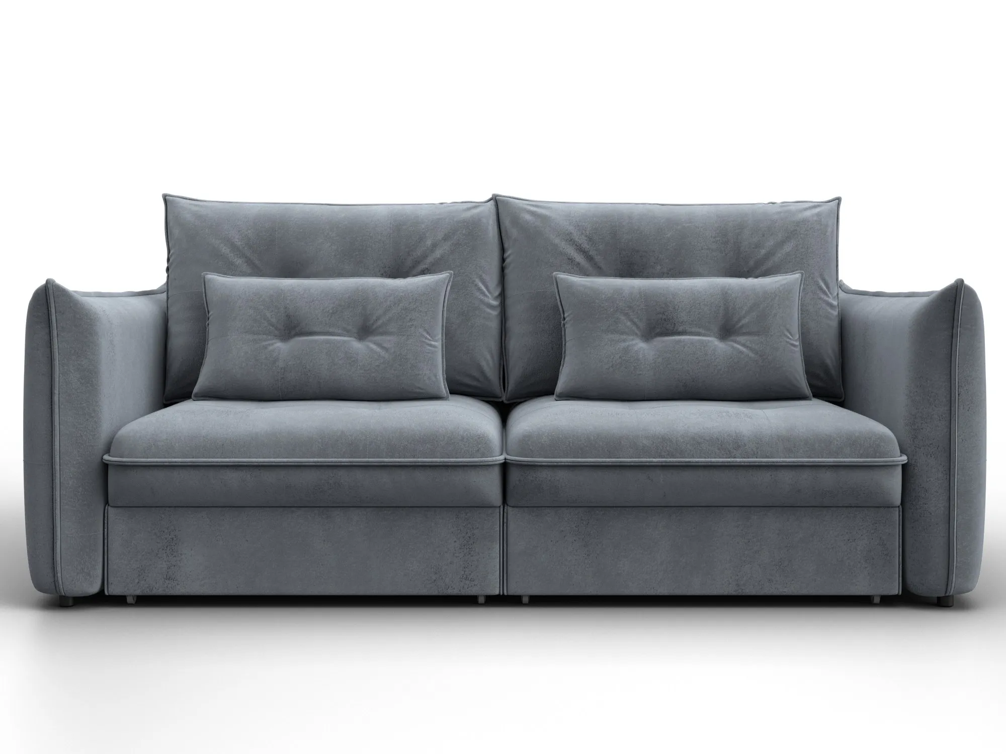 Диван прямой Лига-100 НПБ ( TOWER 10 серый )