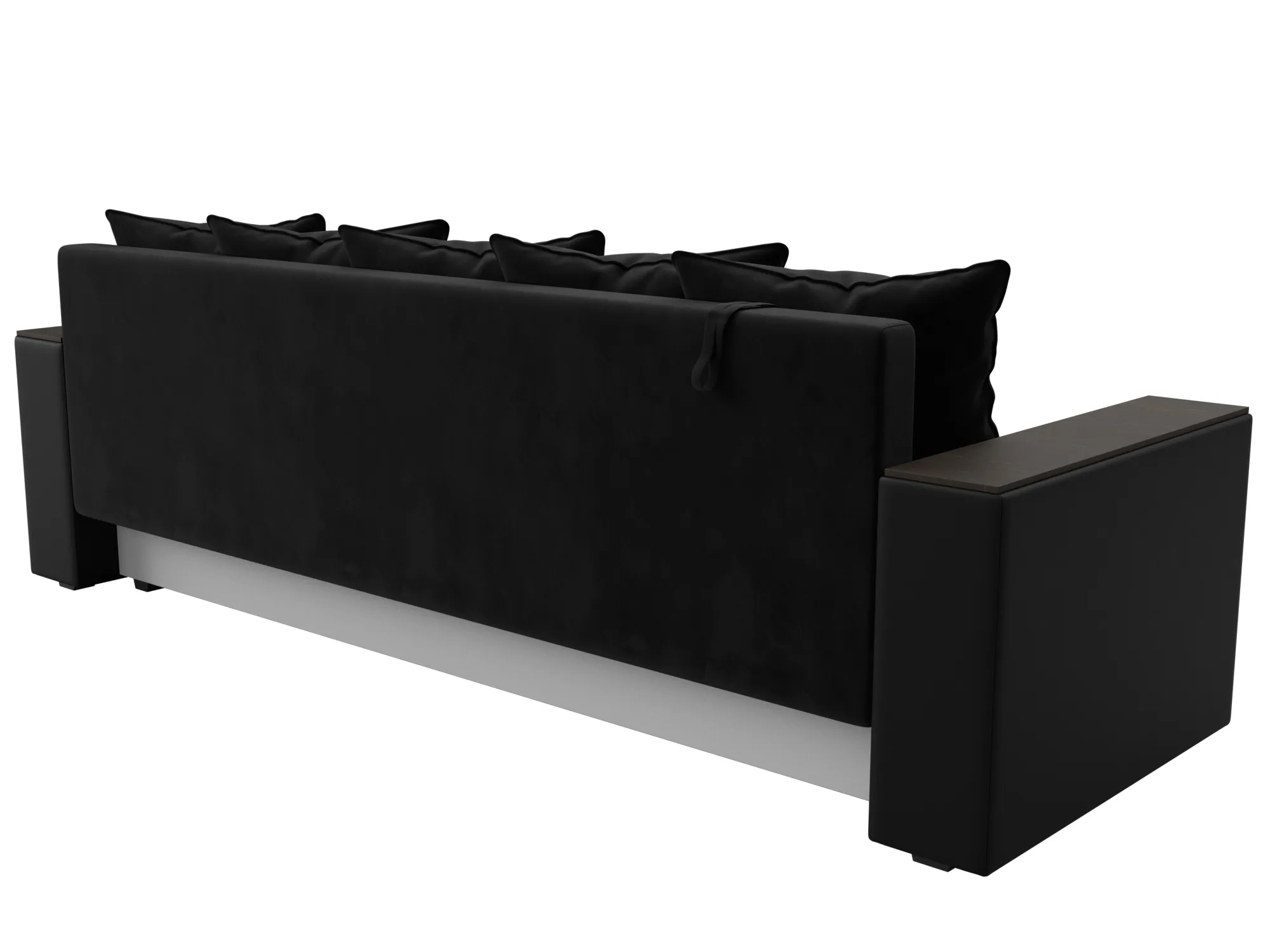 Диван прямой Дубай Лайт ( Черный;Черный )