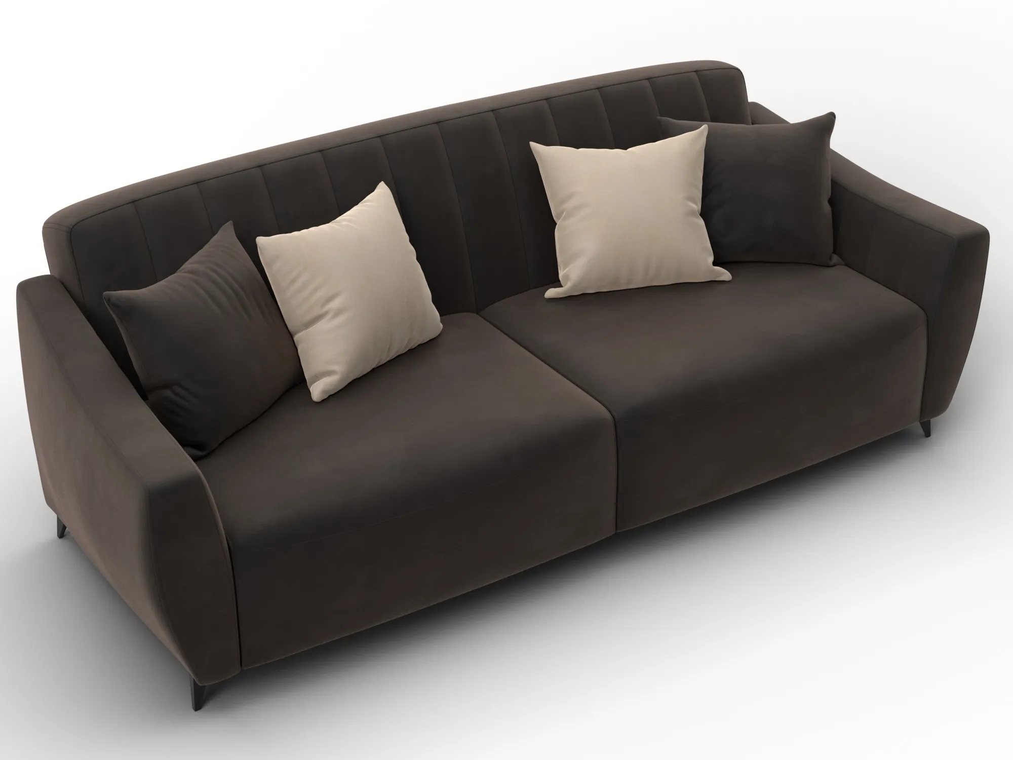 Диван-книжка Лига-095 НПБ ( SEVEN 727 коричневый )