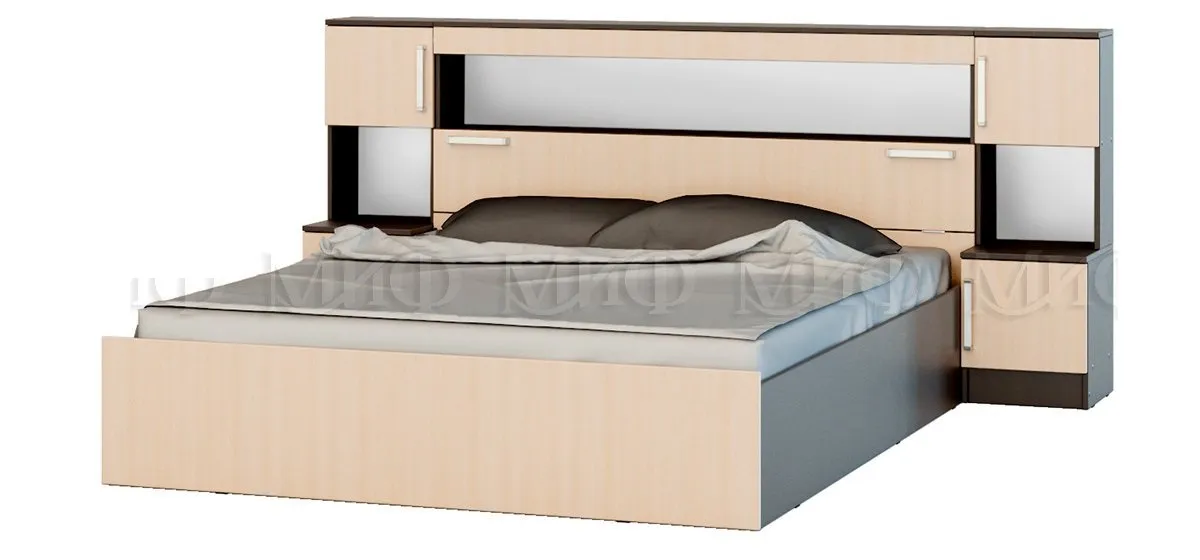 Кровать Бася с надстройкой 1,6