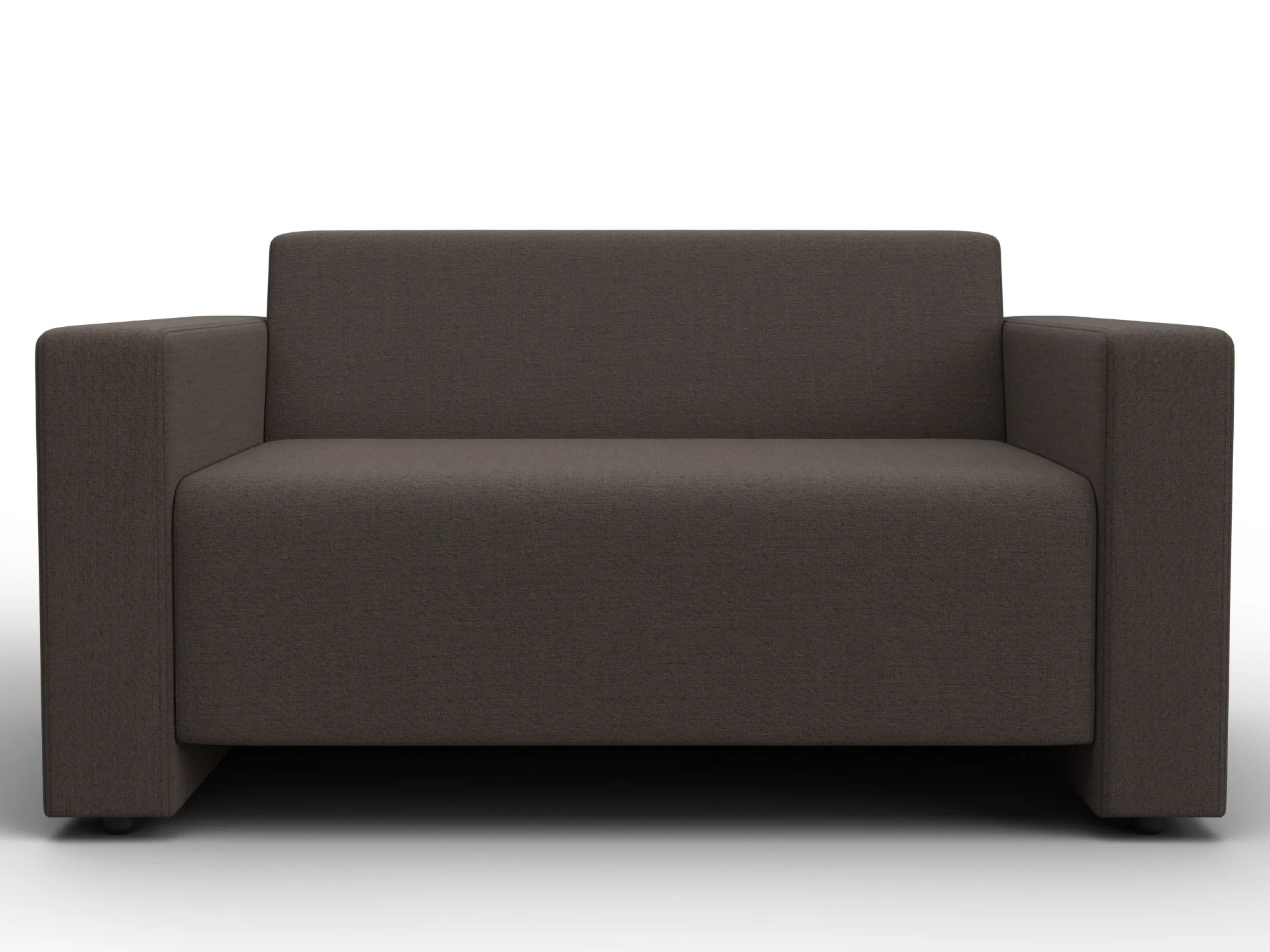 Диван прямой Лига-093 ( Амур 05 коричневый )