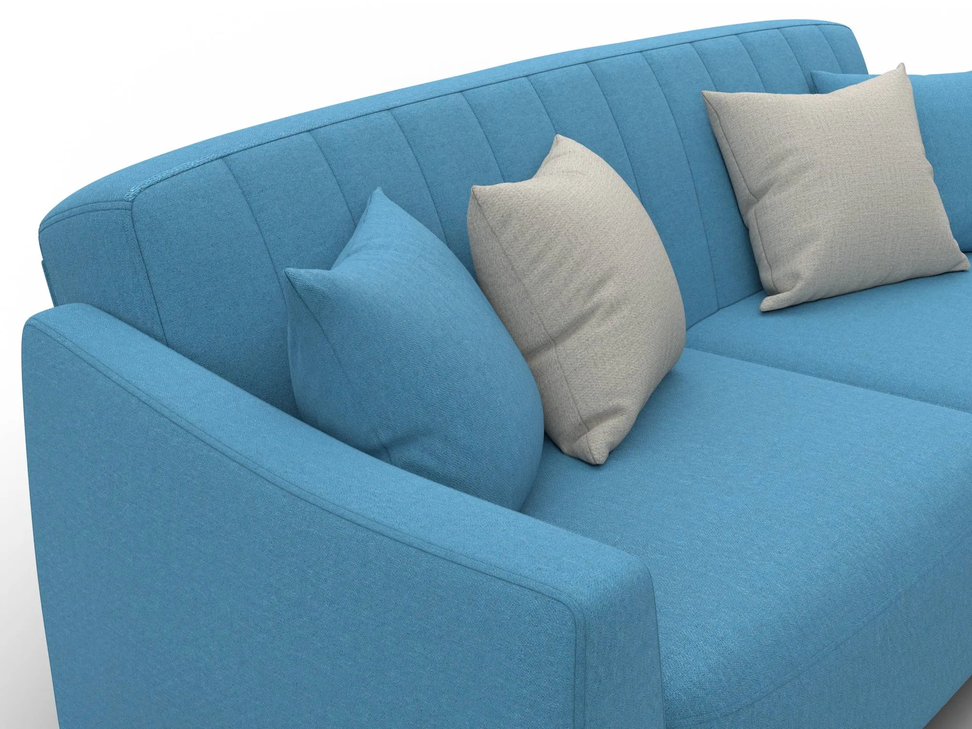 Диван-книжка Лига-095 НПБ ( Амур 10 голубой )