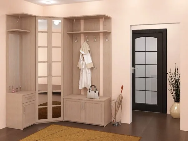 распашной шкаф с модулем