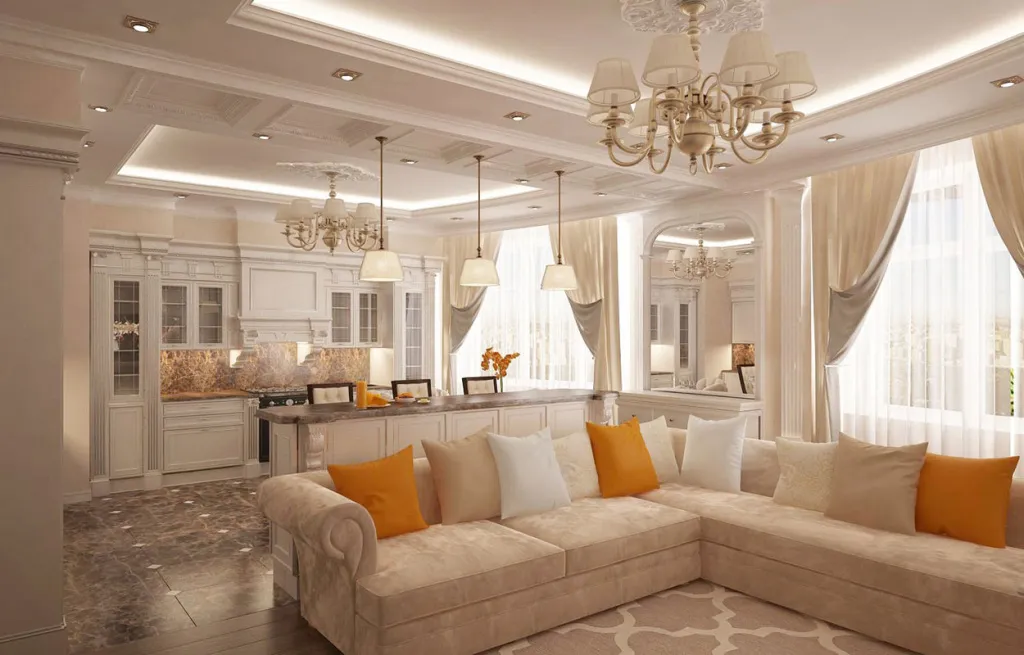 Кухня-гостиная: советы по оформлению и идеи с фото