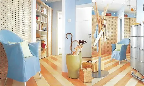 Зонирование прихожей