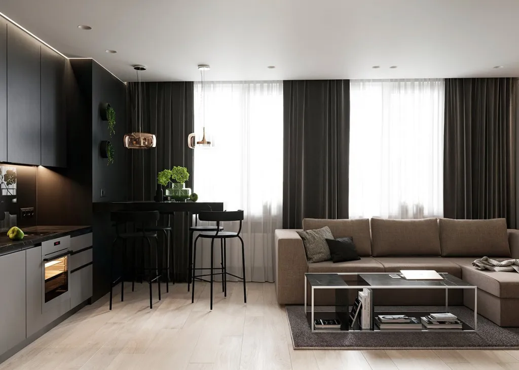 Кухня-гостиная: советы по оформлению и идеи с фото