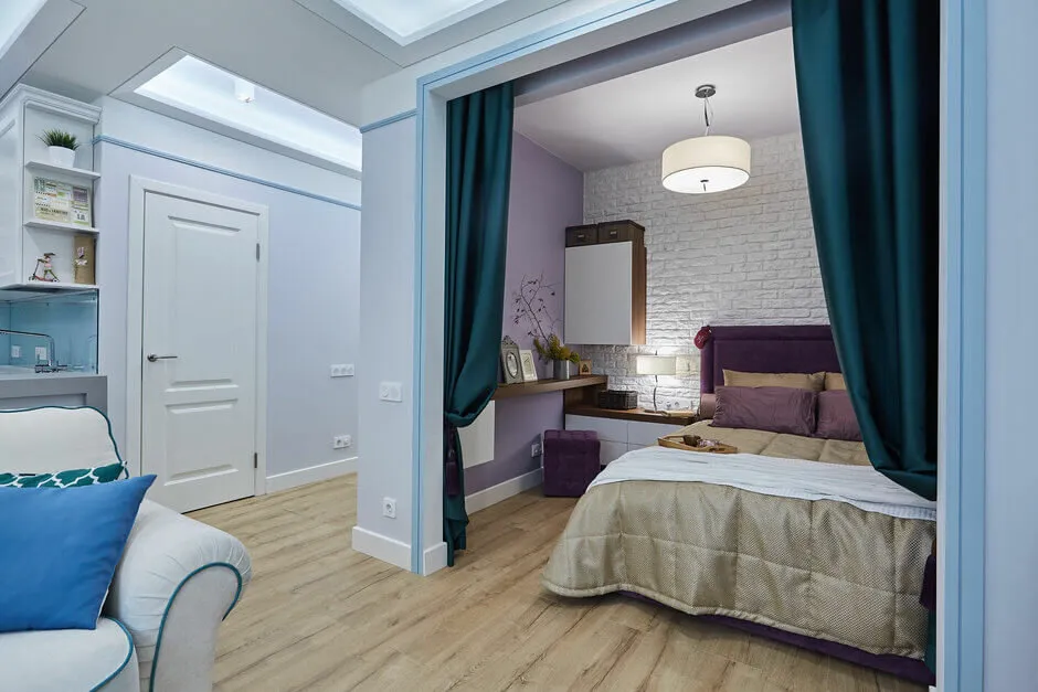 Зонирование и подбор мебели в квартиру-студию. Фото 6