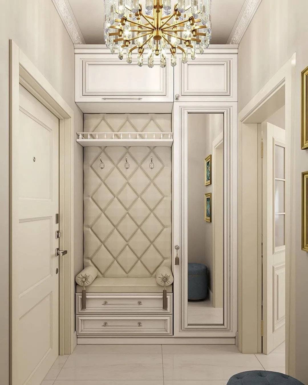 Как обустроить маленькую прихожую: дизайнерские идеи с фото