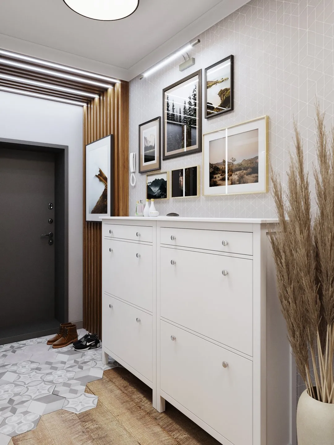 Как обустроить маленькую прихожую: дизайнерские идеи с фото