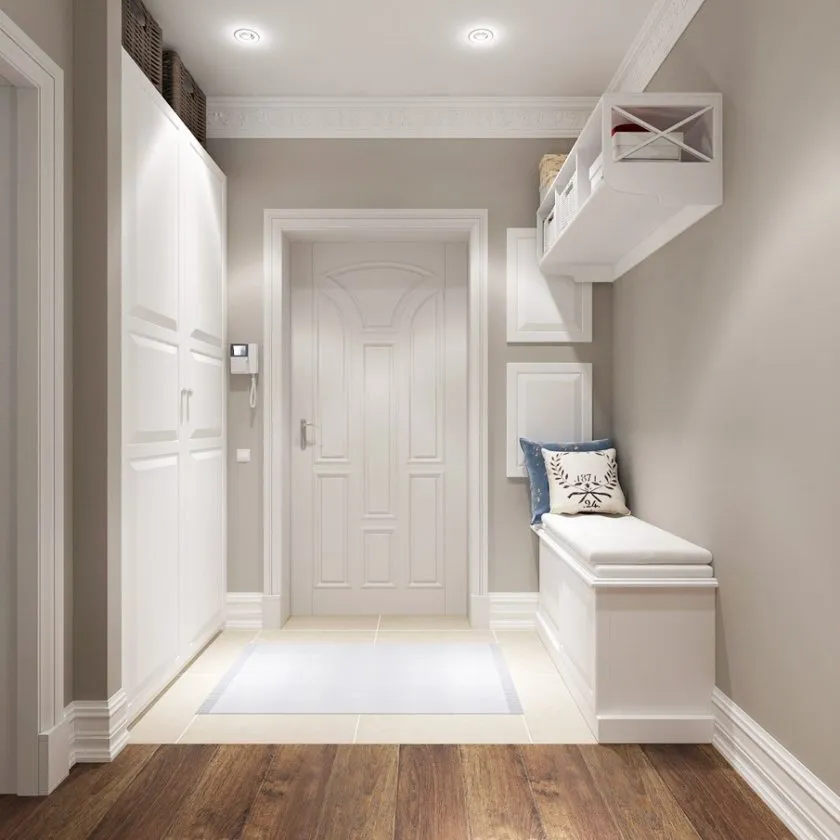 Как обустроить маленькую прихожую: дизайнерские идеи с фото