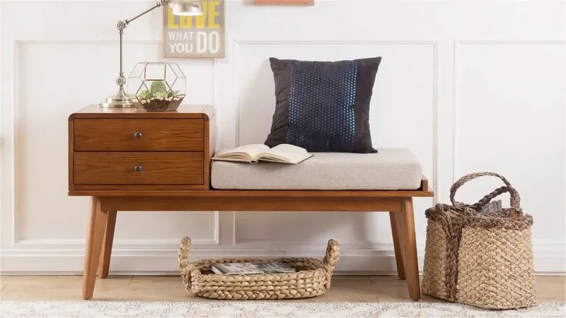 банкетка с ящиками банкетка с ящиками