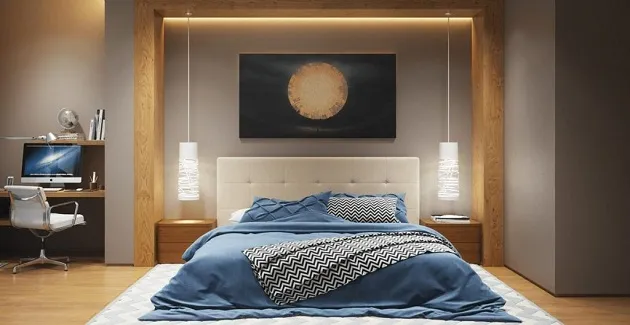 Освещение в спальне