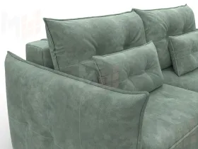 Диван прямой Лига-100 НПБ ( BRUT 08 зеленый )