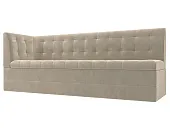 Диван кухонный прямой Бриз с углом слева