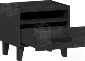 Тумба прикроватная Айрис 41 Антрацит/Креатель