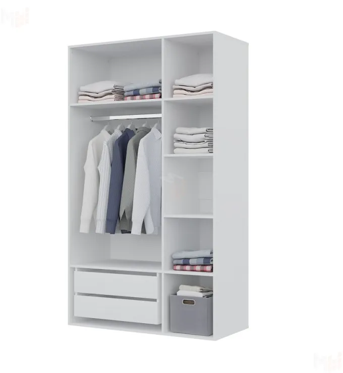 Шкаф Бостон 3-х створчатый с ящиками 1500 (белый)