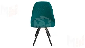 Стул Гранд К4 Черный муар Велюр Confetti Izumrud