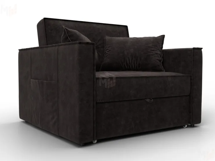 Кресло-кровать Лига-104 (80) ( BRUT 17 коричневый )