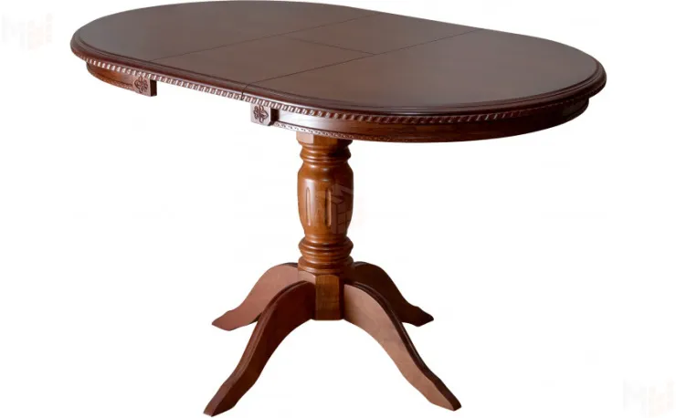 Стол деревянный раскладной Лорель 100 Миланский орех