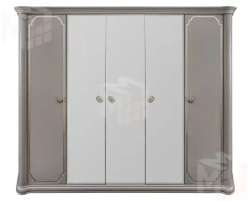 Шкаф Лали 5-дверный серый камень